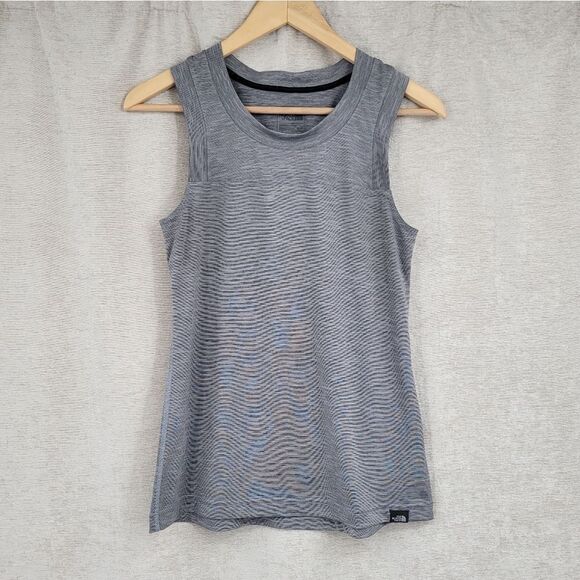The North Face Gray Sleeveless Flash Dry Athletic Tank Top Women's Small - Picture 1 of 9